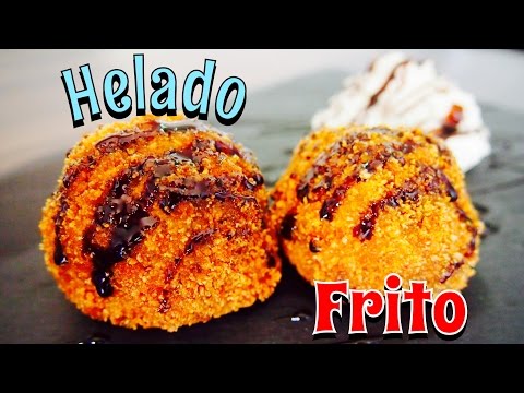 Cómo hacer helado frito
