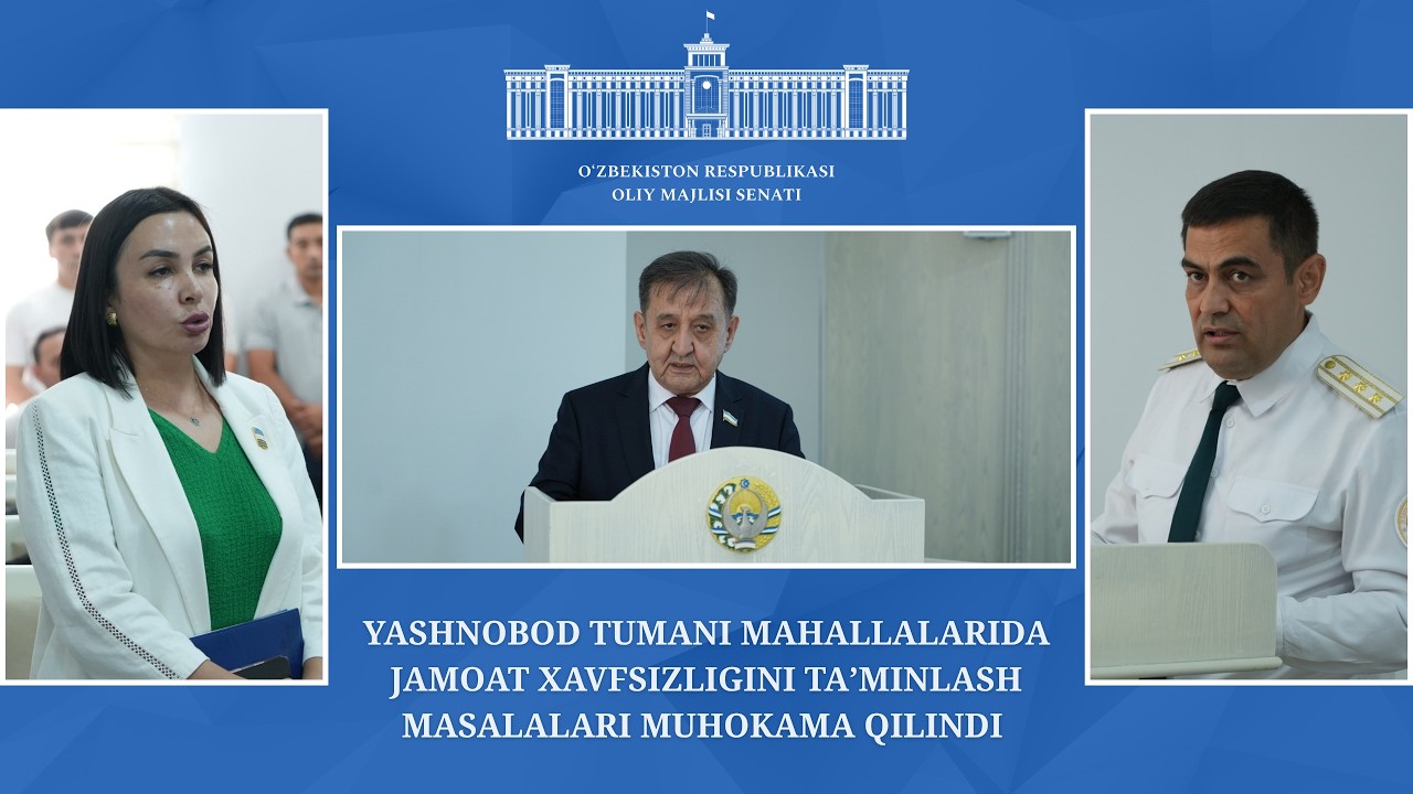 Yashnobod tumani mahallalarida jamoat xavfsizligini taʼminlash masalalari muhokama qilindi