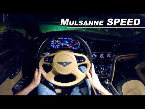 Bentley Mulsanne Speed Night Drive - How The Wealthy Travel in Real Luxury (POV Binaural Audio)