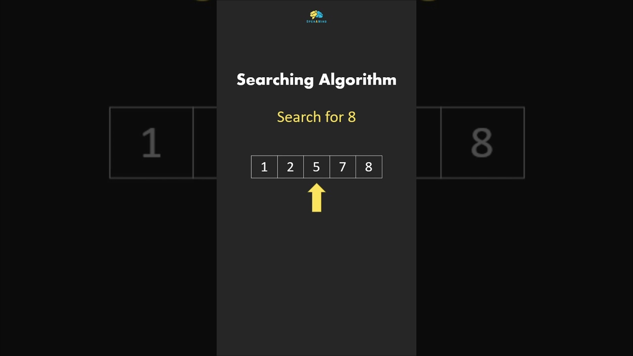 Binary Search - Algorithms in 60 Seconds #searchingalgorithm #coding #programming #learntocode