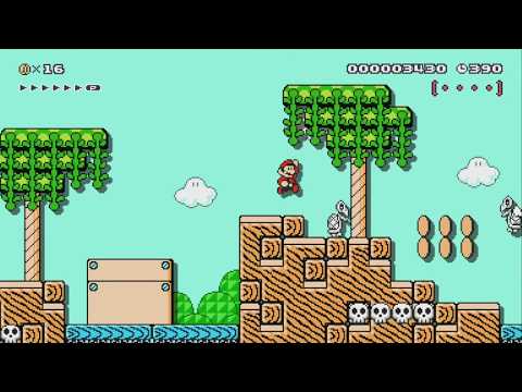 JBW 2-2 Ominous Oasis by JungleB - SUPER MARIO MAKER - NO COMMENTARY 1bg