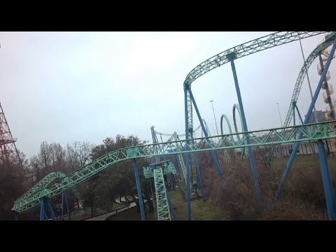 Shock Wave - Six Flags Over Texas - Front Row (4K HD POV) - February 2023
