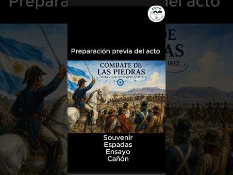 Preparación previa para el Acto de Combate de las Piedras- 3 de setiembre de 2026- EFETA- Salta