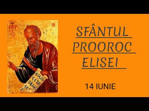 HOLY PROPHET ELISHA - June 14