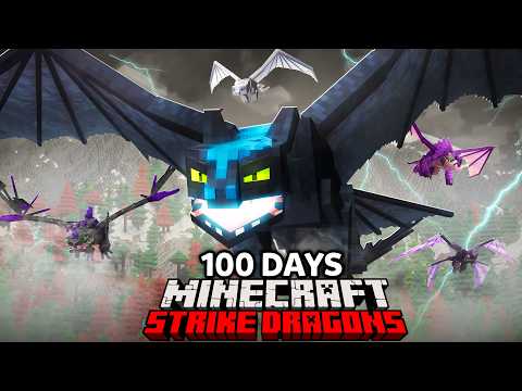 I Survived 100 Days in STRIKE CLASS ONLY How To Train Your Dragon Minecraft Hardcore!