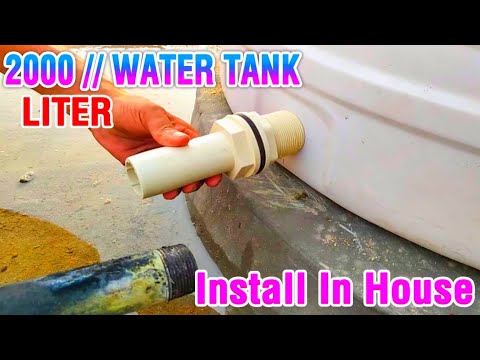 2000 LITER WATER TANK INSTALL IN HOUSE' 🏡 IN CPVC PIPE FITTING..