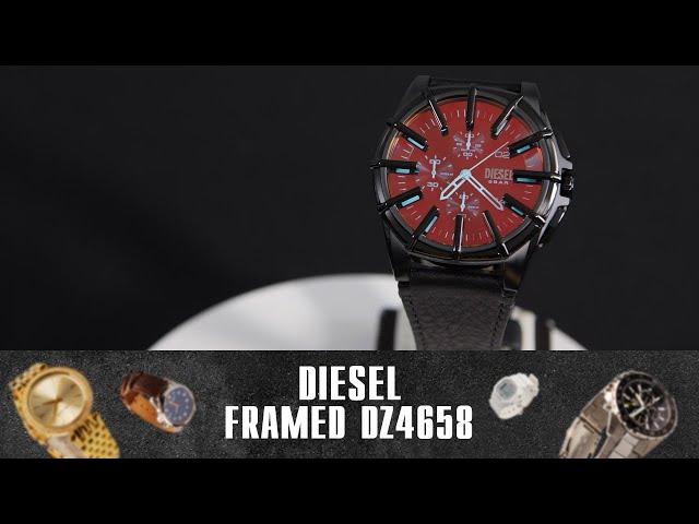 ساعة ديزل فراميد كوارتز رجالية - DZ4658