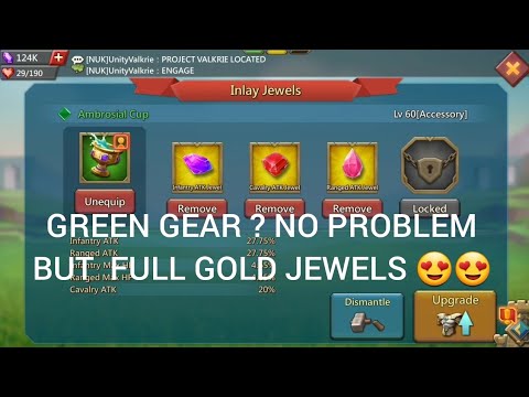 TITAN RALLY TRAP REMOVE  GOLD JEWELS  UPGRADE GEAR !! Lord Mobile