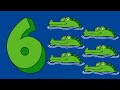 Sesame Street Swedish Number Animation 6 Alligators