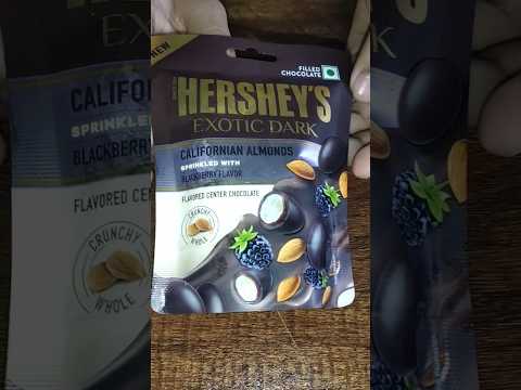 Hershey's Exotic Dark chocolate 🍫😊😋 #unboxing #youtubeshorts #food#ytshorts  #chocolate