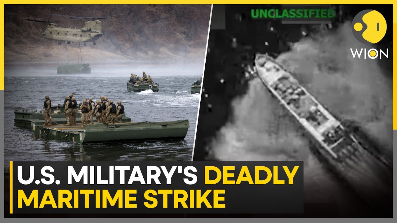 US Forces Launch Deadly Maritime Strike In High-Risk Military Operation | WION News