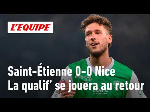 Saint-Étienne 0-0 Nice : Aucun vainqueur, suspense total avant le retour - le débrief