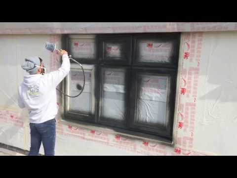 HPS painting a PVC window