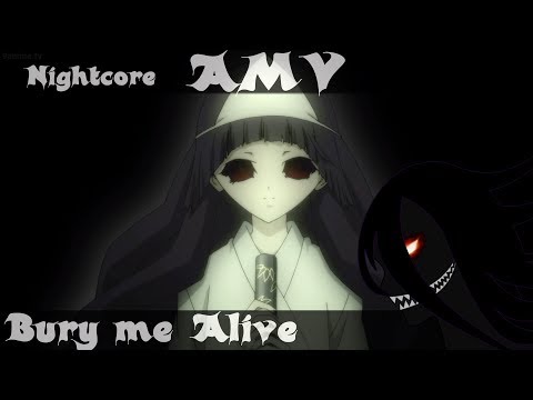 Shiki { AMV } Bury me Alive [ Nightcore ]