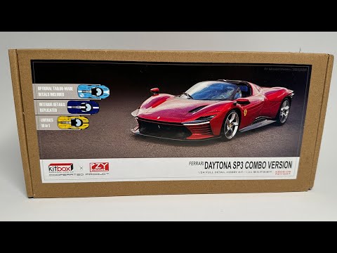 Unboxing: Ferrari Daytona SP3 PZY Model & KitBox Model Kit