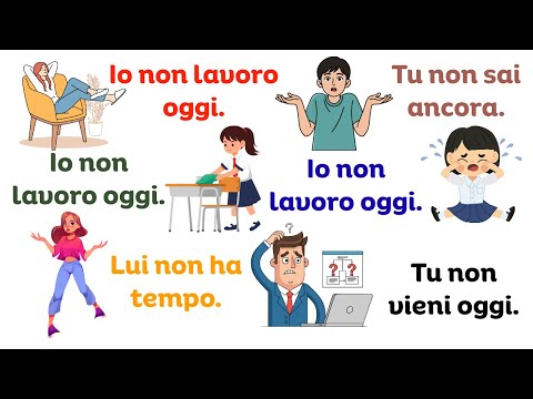 Learn Italian Negative Sentences with NON | 100 Phrases for Beginners