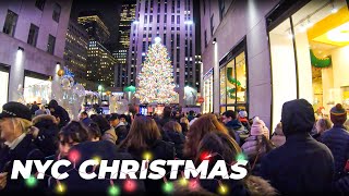 Christmas Walking NYC ✨5th Avenue, Rockefeller Center, Radio City Music Hall (December 2019)