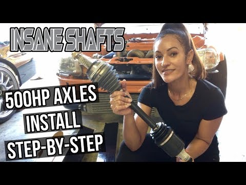 INSANE SHAFTS Axles Install STEP-BY-STEP - B Series Civic