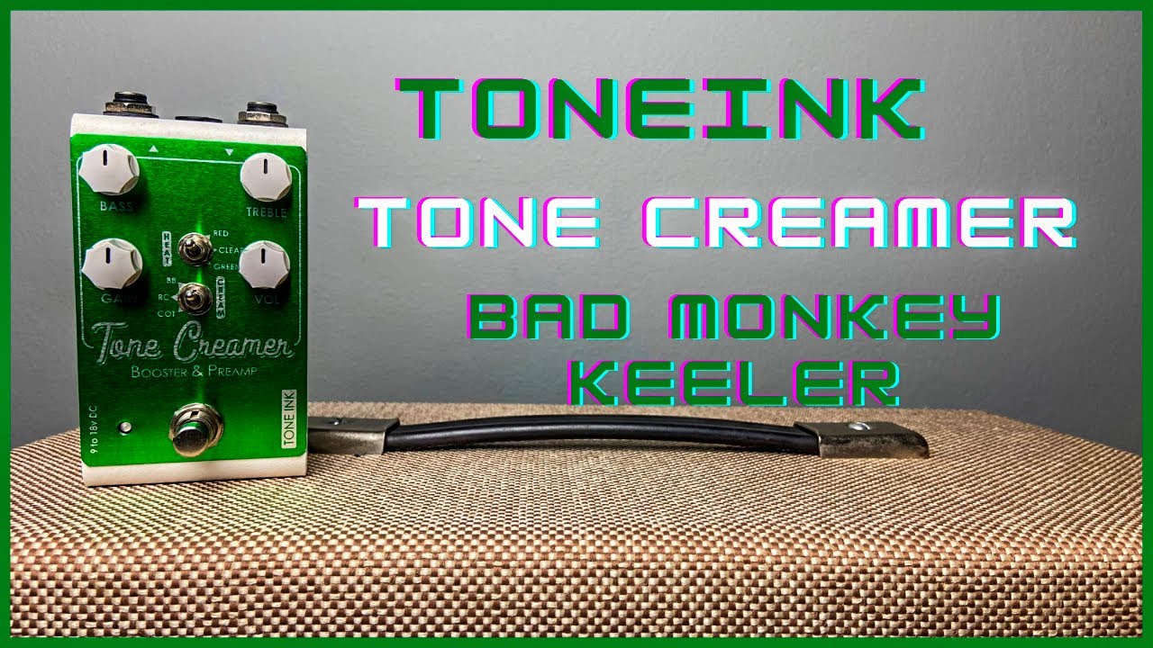 Tone Ink | Tone Creamer | BB Preamp, TS, RC Booster, KOT e muito mais em um só pedal |