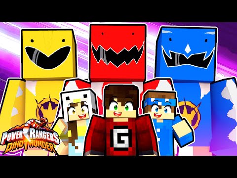 GANHEI poderes DE POWER RANGERS DINO THUNDER no Minecraft #1