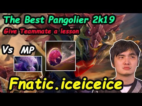Fnatic iceiceice - [Pangolier] The Best Offlane  vs MP [FacelessVoid] Dota2 7.20 Rank