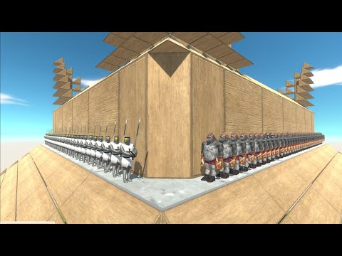 War of the armies on top of the pyramids - Animal Revolt Battle Simulator