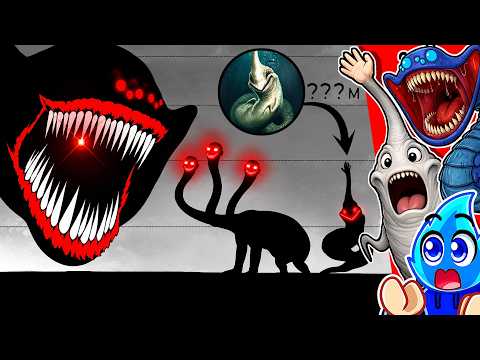 WHO IS THE BIGGEST SEA MONSTER..?! (SIZE COMPARASON)