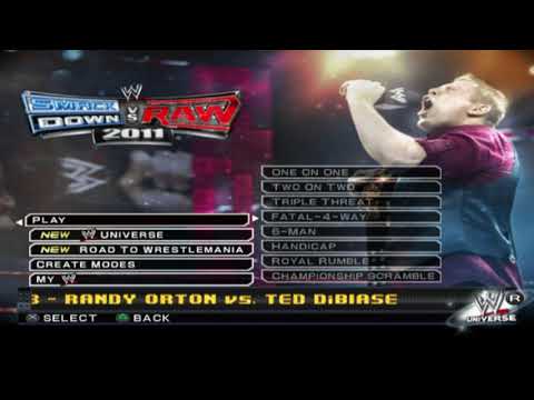 WWE Smackdown vs Raw 2011 Menu Music