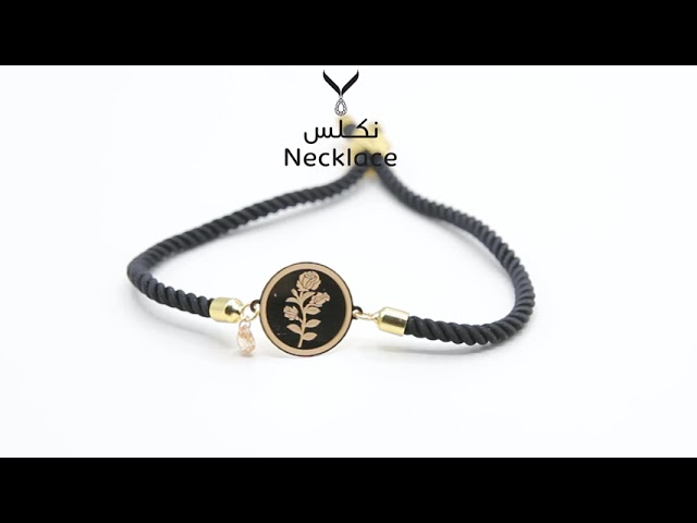 اسوارة ذهب سبيكة الورد دائري بالحبل المبروم، من ال...