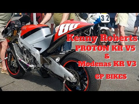 Kenny Roberts Team KR Proton KR5 and Modenas  KR3 500 GP Bikes