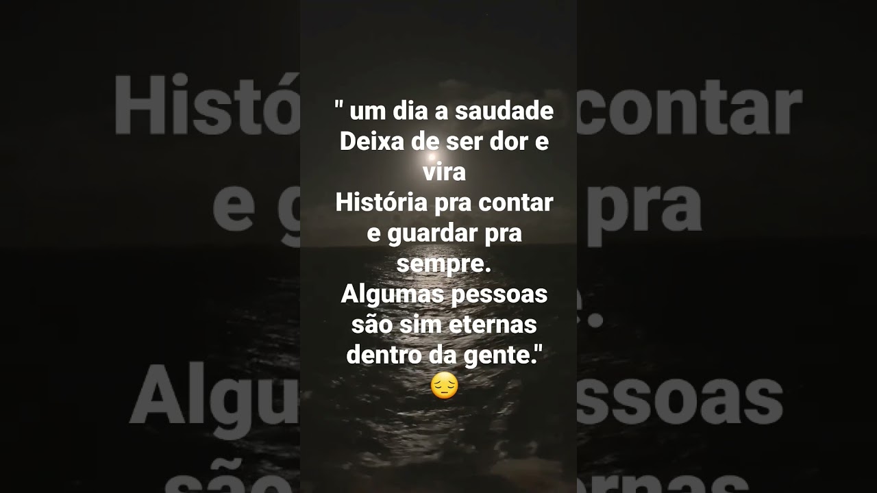 Watch Now UM DIA A SAUDADE DEIXA DE SER DOR UM DIA A SAUDADE DEIXA DE SER DOR