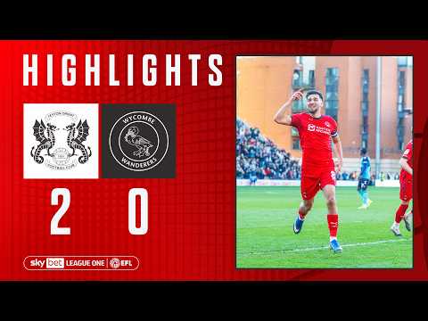 FC Leyton Orient Londra 2-0 FC Wycombe Wanderers H...