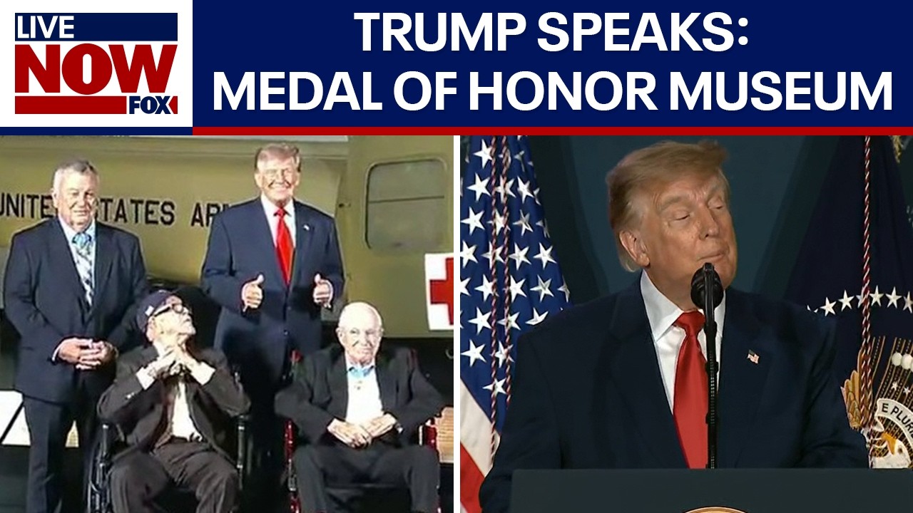 President Trump speaks at National Medal of Honor Museum