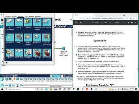 CCNA Lab: Flackbox Lab 20 – NAT Configuration
