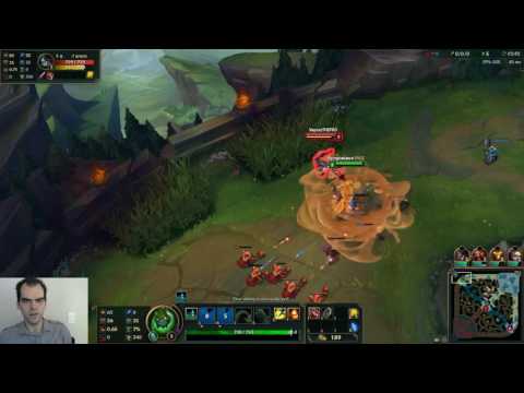 Zac vs Akali, top lane, diamond, with commentary