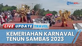 Serunya Karnaval Tenun Sambas 2023, Perkenalkan dan Lestarikan Potensi Aset Budaya