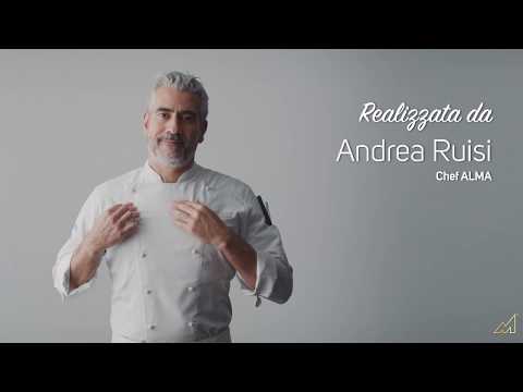 Videoricetta - Plin di Montasio, crema di porri, aceto balsamico e San Daniele croccante