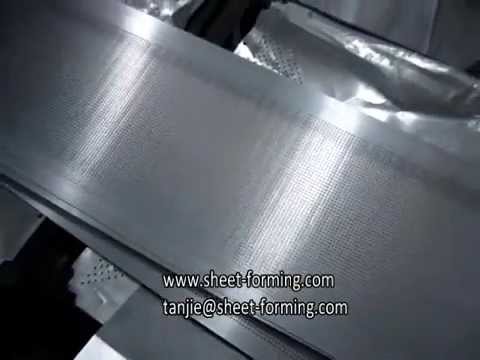 300mm*600mm Perforated Ceiling Tile Production Line, Aluminum ceiling Tile Making Machine