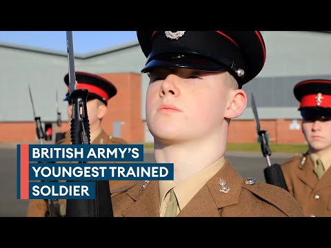 Britain's youngest trained soldier says 16 not too young to join Army