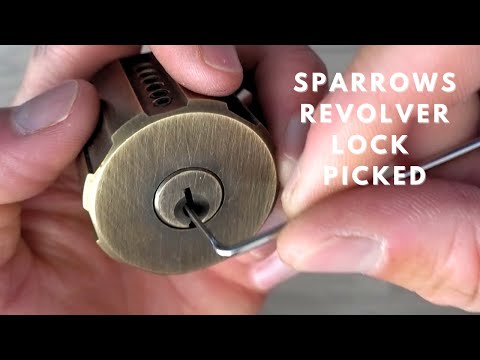 [18] Picking the Sparrows Revolver challenge lock (unboxing) 🔓