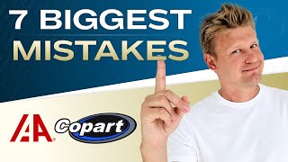7 Common Mistakes to Avoid When Buying Cars at Copart, IAAI