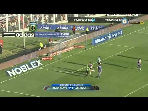 River Plate 7 - Atlanta 1 Torneo NB 9ª fecha (Goles FULL HD)