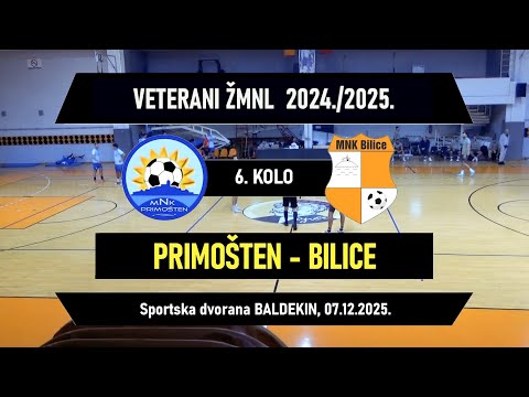 VETERANI ŽMNL: PRIMOŠTEN - BILICE  0:2, 07.12.2025.