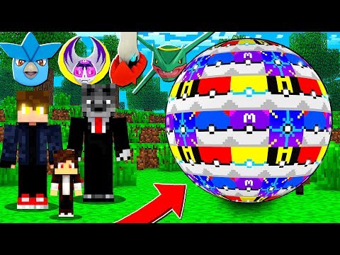 QUEBRE A BOLA DE LUCKY PIXELMON PARA CAPTURAR POKEMONS LENDARIOS - MINECRAFT PIXELMON MOD
