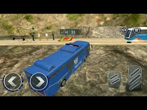 Offroad Police Bus Driver :Jail Prisoner Transport Game, Gameplay