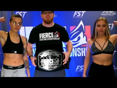 Ludmila Alves vs. Hannah Silva - Weigh-in Face-Off - (Fierce FC 23) - /r/WMMA