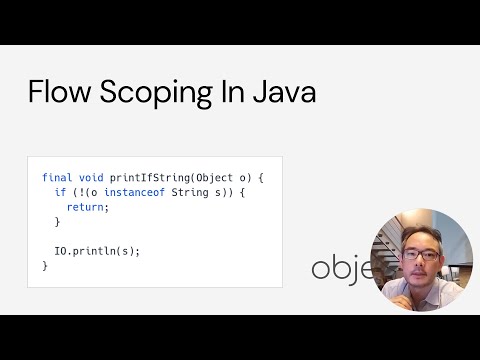 Flow Scoping In Java Pattern Matching For Instanceof