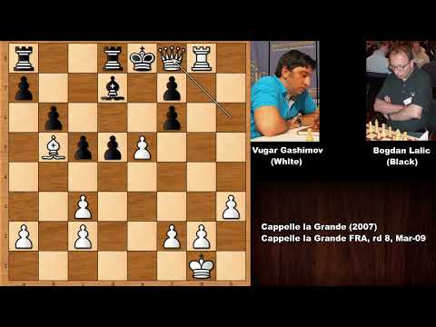 Vugar Gashimov vs Bogdan Lalic (2007)