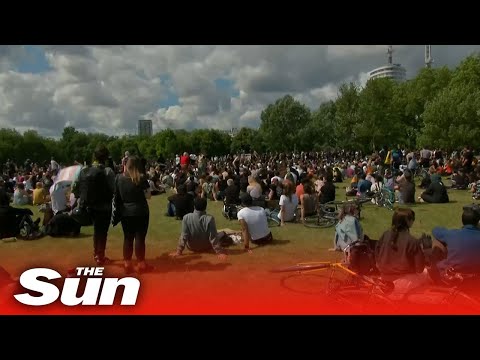 Black Lives Matter rally in London's Hyde Park