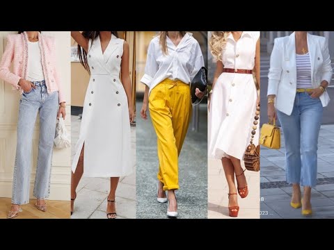 Ropa sencilla y elegante  en TENDENCIA de MODA 2024 /LOOKS Y OUTFITS con ROPA en TENDENCIA DE MODA
